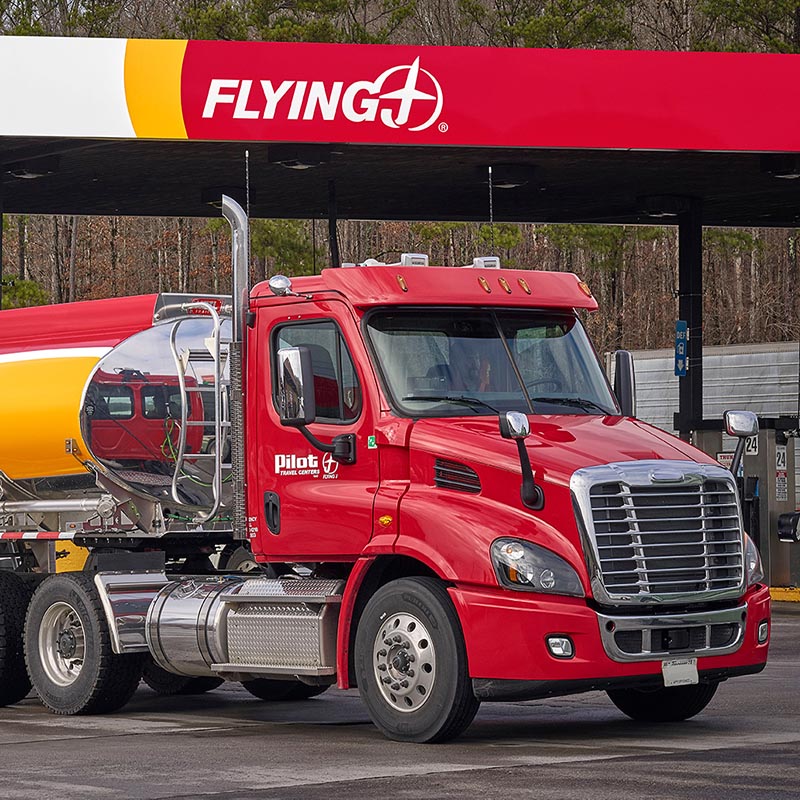 Truck at Pilot Station