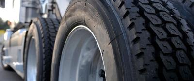 close-up photo of truck tires