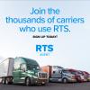 Image copy: Join the thousands of carriers who use RTS. SIGN UP TODAY!