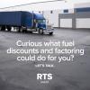 Image copy: Curious what fuel discounts and factoring could do for you? LET'S TALK.