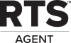 RTS Agent logo for agent use, black with a transparent background